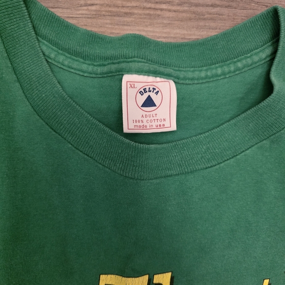 Vintage 90s Snoopy Irish St Patrick's Day Drinking Single Stitch T-Shirt Size XL - Picture 8 of 10